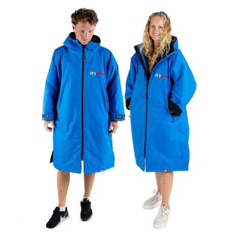 dryrobe Advance Long Sleeve Changing Robe - Cobalt Blue / Black   £156.75